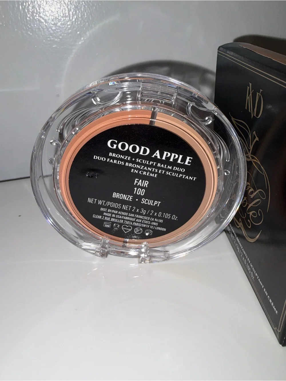 KVD Beauty - “Good Apple Bronze & Sculpt Balm Duo” (Shade: Fair - 100) - NEW